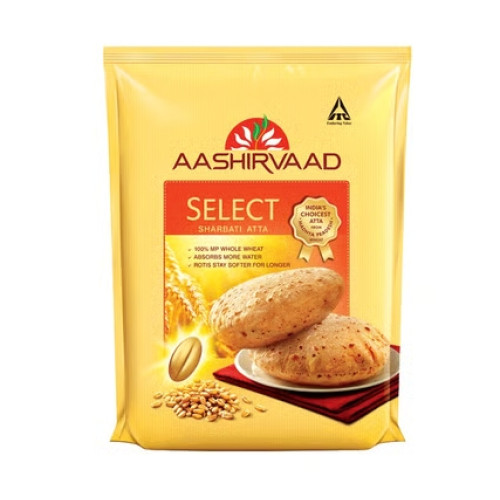 Aashirvaad Select Whole Wheat Sharbati Atta (5 kg) Aashirvaad Select Whole Wheat Sharbati Atta (5 kg)