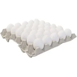 Table White White Eggs - 30 Pieces Tray Table White White Eggs - 30 Pieces Tray