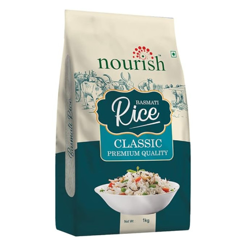 Nourish Classic Basmati Rice 1Kg Nourish Classic Basmati Rice 1Kg
