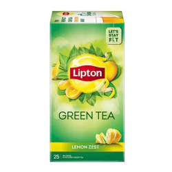 Lipton Lemon Zest Green Tea Bags 25pc Lipton Lemon Zest Green Tea Bags 25pc