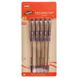 Bic Cello 0.6 mm Techno Tip Blue Ballpoint Pen (Pack of 5) Bic Cello 0.6 mm Techno Tip Blue Ballpoint Pen (Pack of 5)