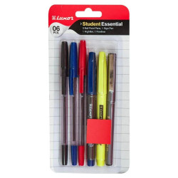 Luxor Plastic Student Pack Pens Luxor Plastic Student Pack Pens
