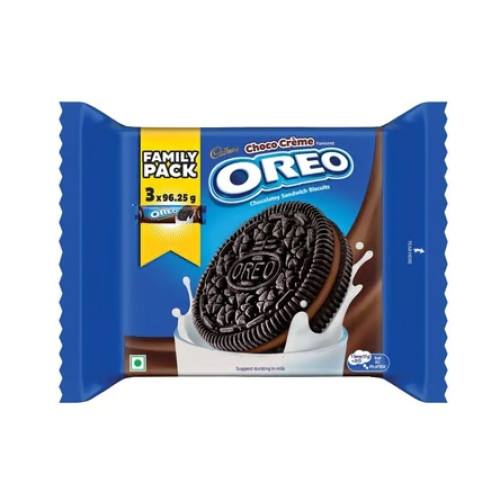 Cadbury Oreo Chocolate Flavour Crème Sandwich Biscuit Family Pack Cadbury Oreo Chocolate Flavour Crème Sandwich Biscuit Family Pack