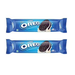 Cadbury Oreo Original Vanilla Flavour Sandwich Cream Biscuits - Pack of 2 Cadbury Oreo Original Vanilla Flavour Sandwich Cream Biscuits - Pack of 2