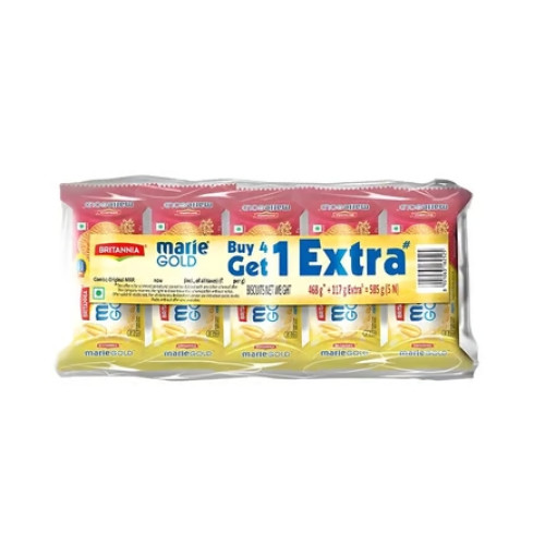 Britannia Marie Gold Marie Biscuits - Buy 4 Get 1 Free Britannia Marie Gold Marie Biscuits - Buy 4 Get 1 Free