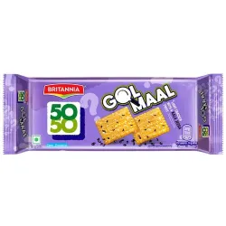 Britannia 50-50 Gol Maal Cracker, 170g + 30g Britannia 50-50 Gol Maal Cracker, 170g + 30g