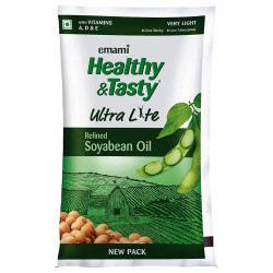 Emami Healthy & Tasty Ultra Lite Refined Soyabean Oil 1 L Emami Healthy & Tasty Ultra Lite Refined Soyabean Oil 1 L