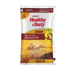 Emami Healthy & Tasty Kachi Ghani Mustard Oil Emami Healthy & Tasty Kachi Ghani Mustard Oil