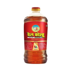 Bail Kolhu Kachi Ghani Mustard Oil 5 L Bail Kolhu Kachi Ghani Mustard Oil 5 L