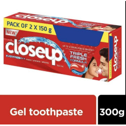 Closeup Everfresh+ Red Hot Gel Toothpaste 150 g (Pack of 2) Closeup Everfresh+ Red Hot Gel Toothpaste 150 g (Pack of 2)