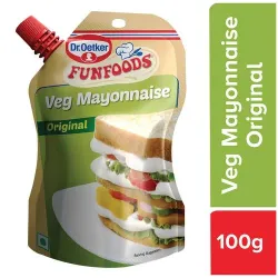 Dr. Oetker FunFoods Veg Mayonnaise Original 100 g Dr. Oetker FunFoods Veg Mayonnaise Original 100 g