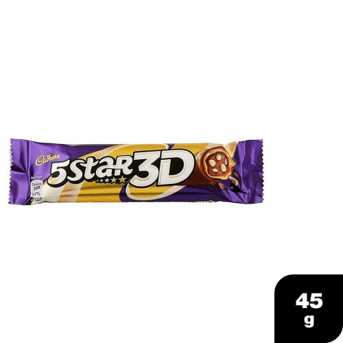 Cadbury 5 Star 3D Chocolate 45 g Cadbury 5 Star 3D Chocolate 45 g